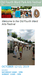 Mobile Screenshot of oldfourthwardparkartsfestival.com